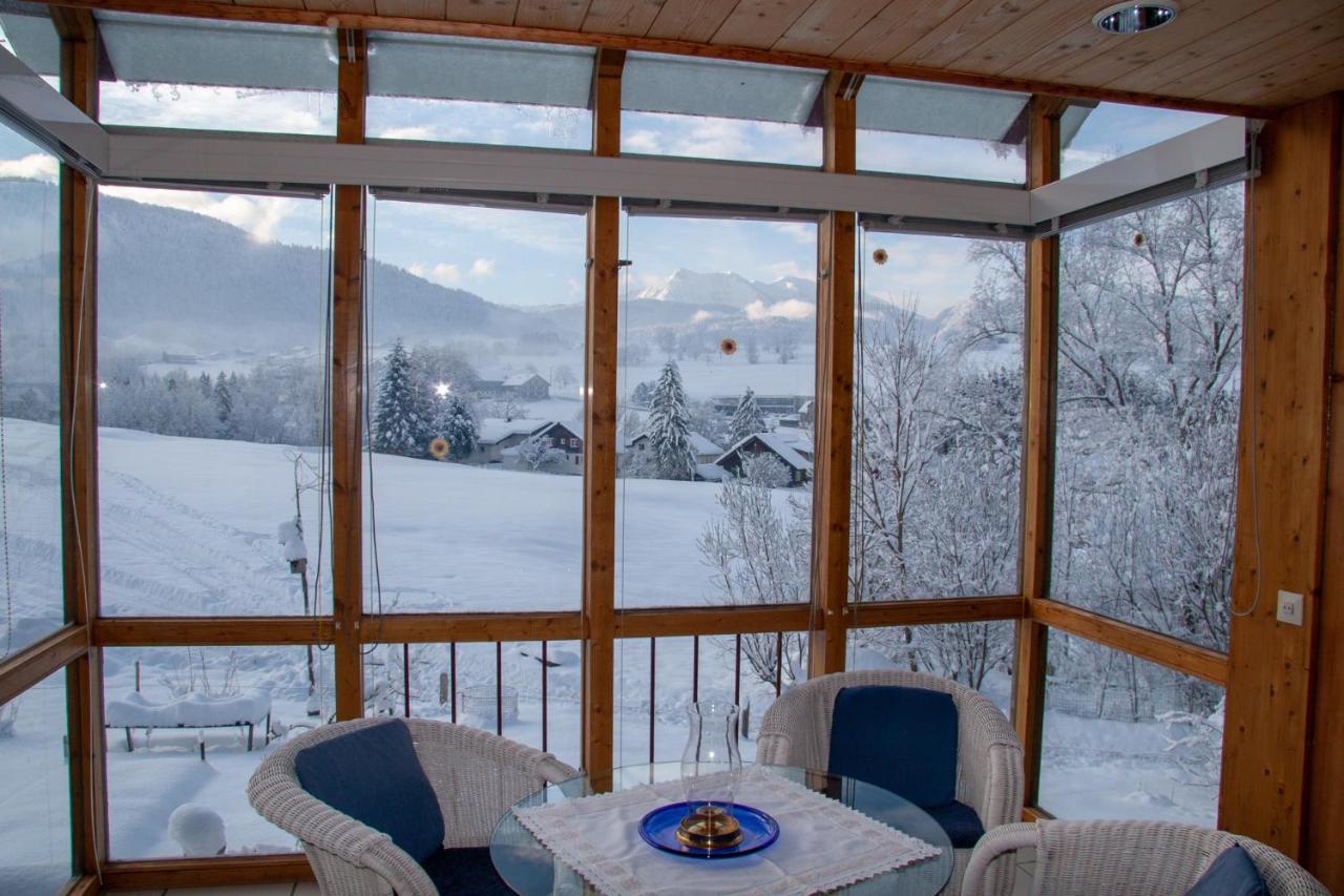 Haus Klebern, Egg - Im Zentrum Des Bregenzerwaldes Buitenkant foto
